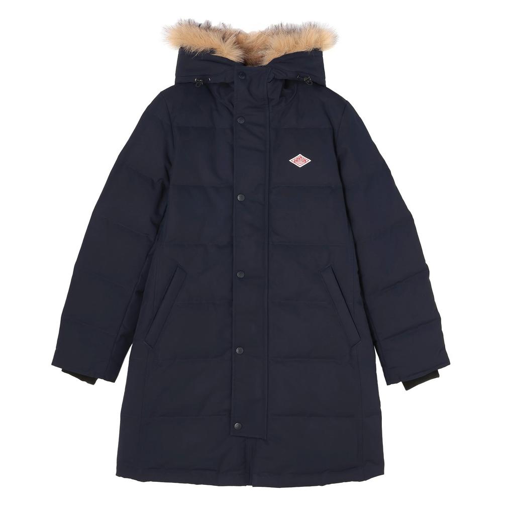  DANTON DANTON W's Fake Far Hooded Down Coat画像1