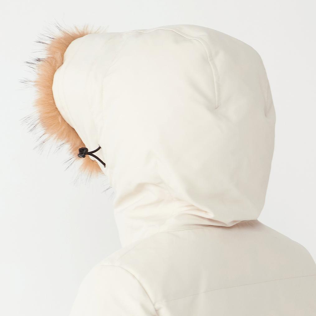  DANTON DANTON W's Fake Far Hooded Down Jacket画像4