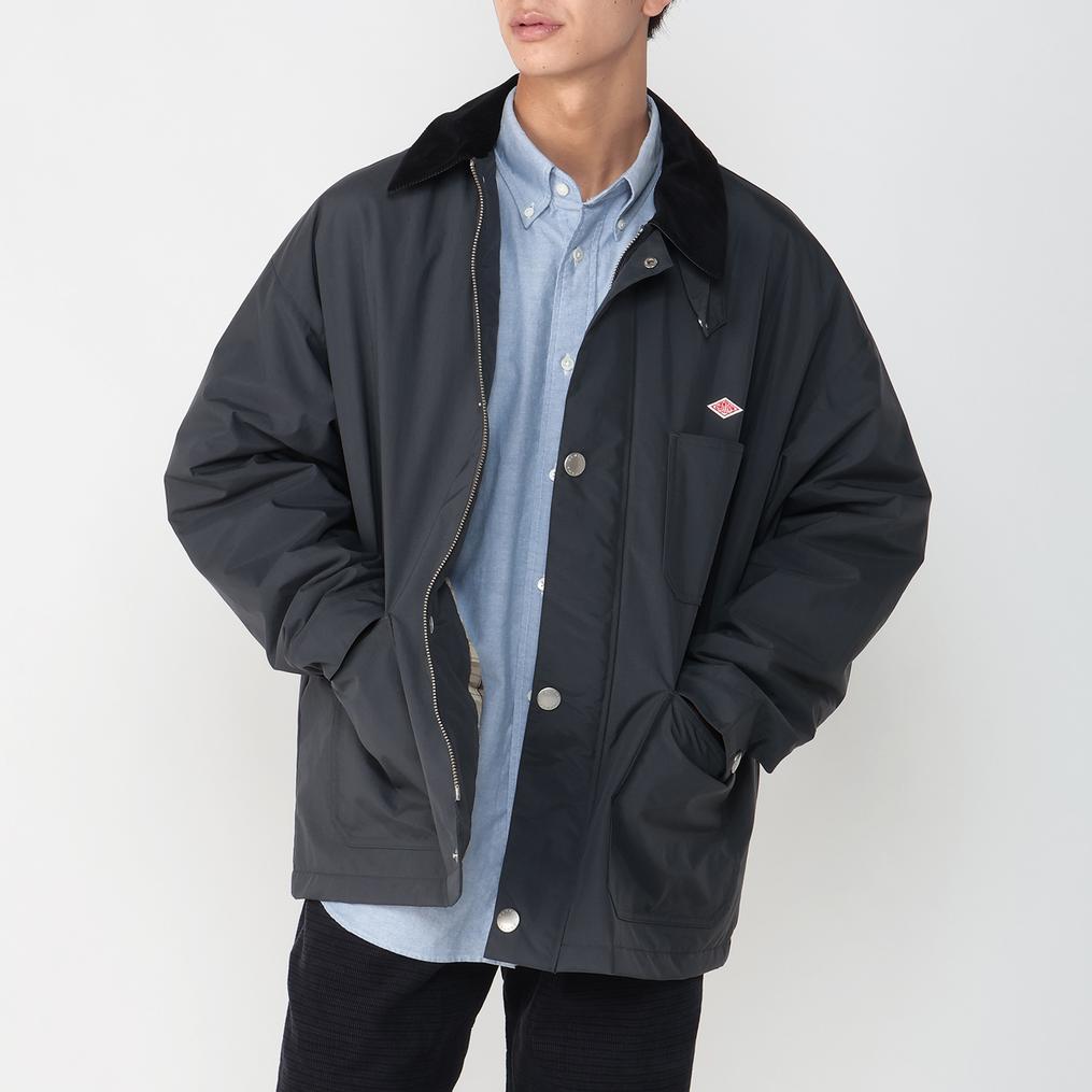 モデル：175cm / 着用サイズ：42 DANTON DANTON M's Nylon Taffeta Work Jacket画像1