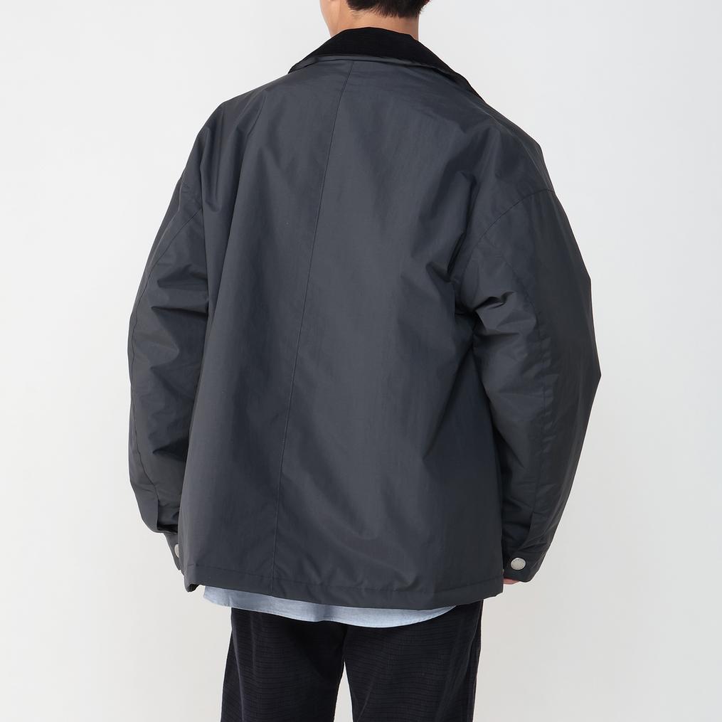 モデル：175cm / 着用サイズ：42 DANTON DANTON M's Nylon Taffeta Work Jacket画像3