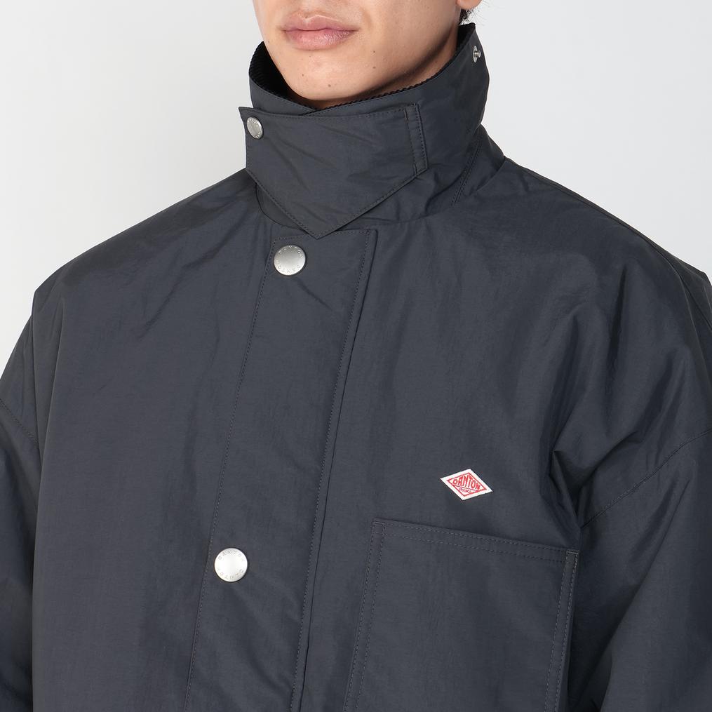 モデル：175cm / 着用サイズ：42 DANTON DANTON M's Nylon Taffeta Work Jacket画像4