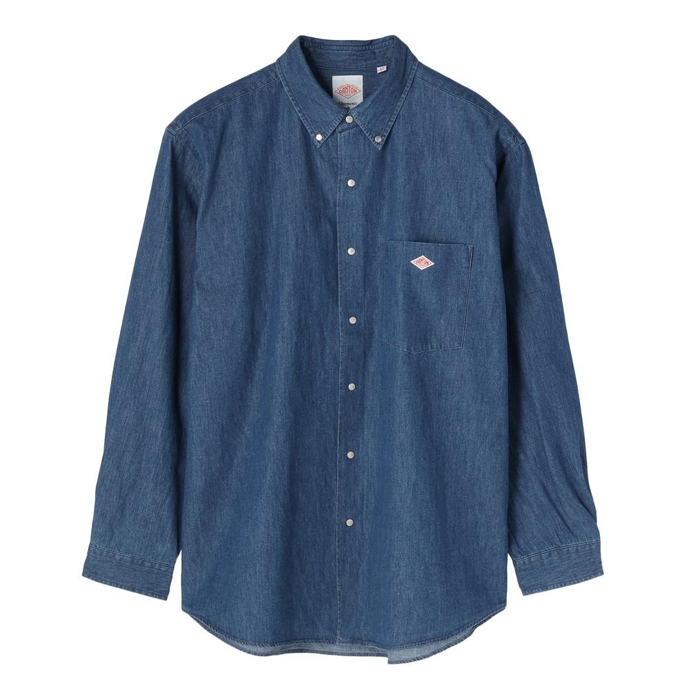  DANTON DANTON M's Dot Button B.D. L/S Shirt画像1