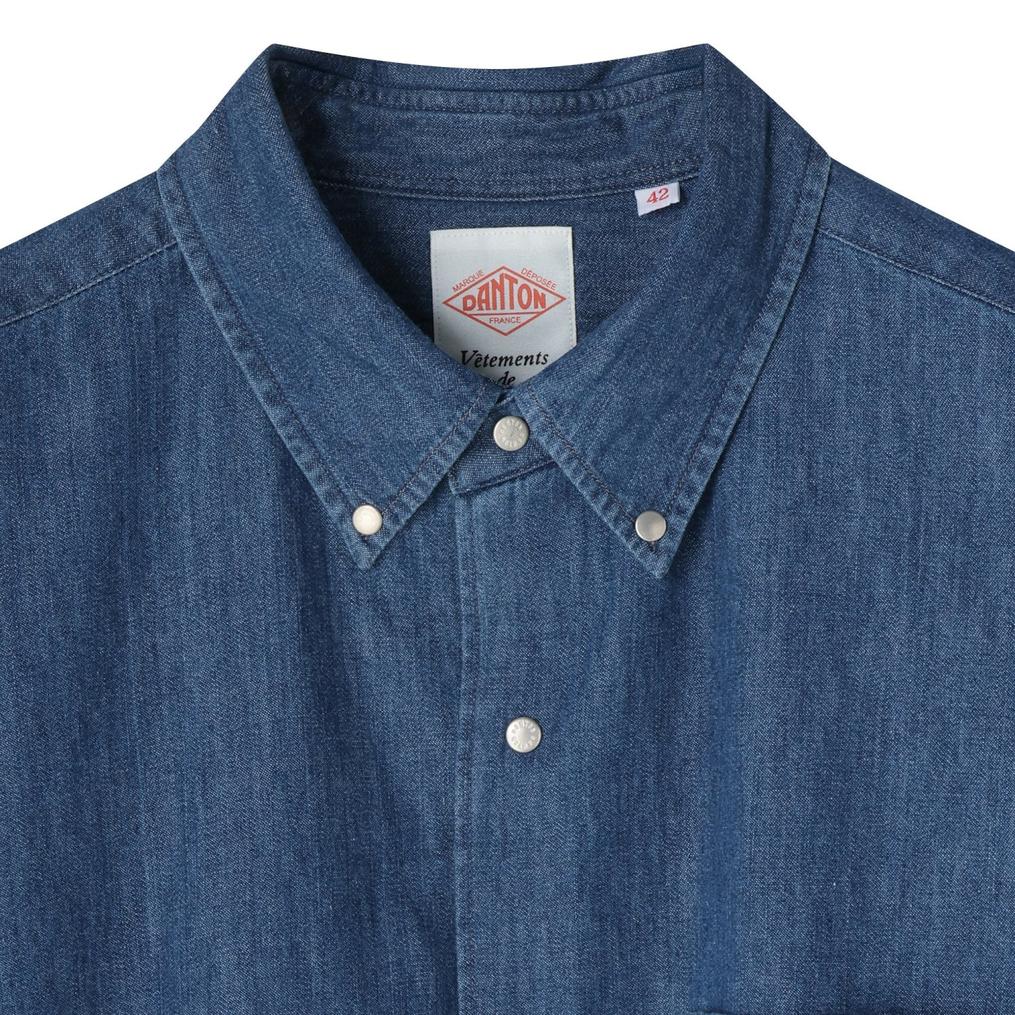  DANTON DANTON M's Dot Button B.D. L/S Shirt画像2