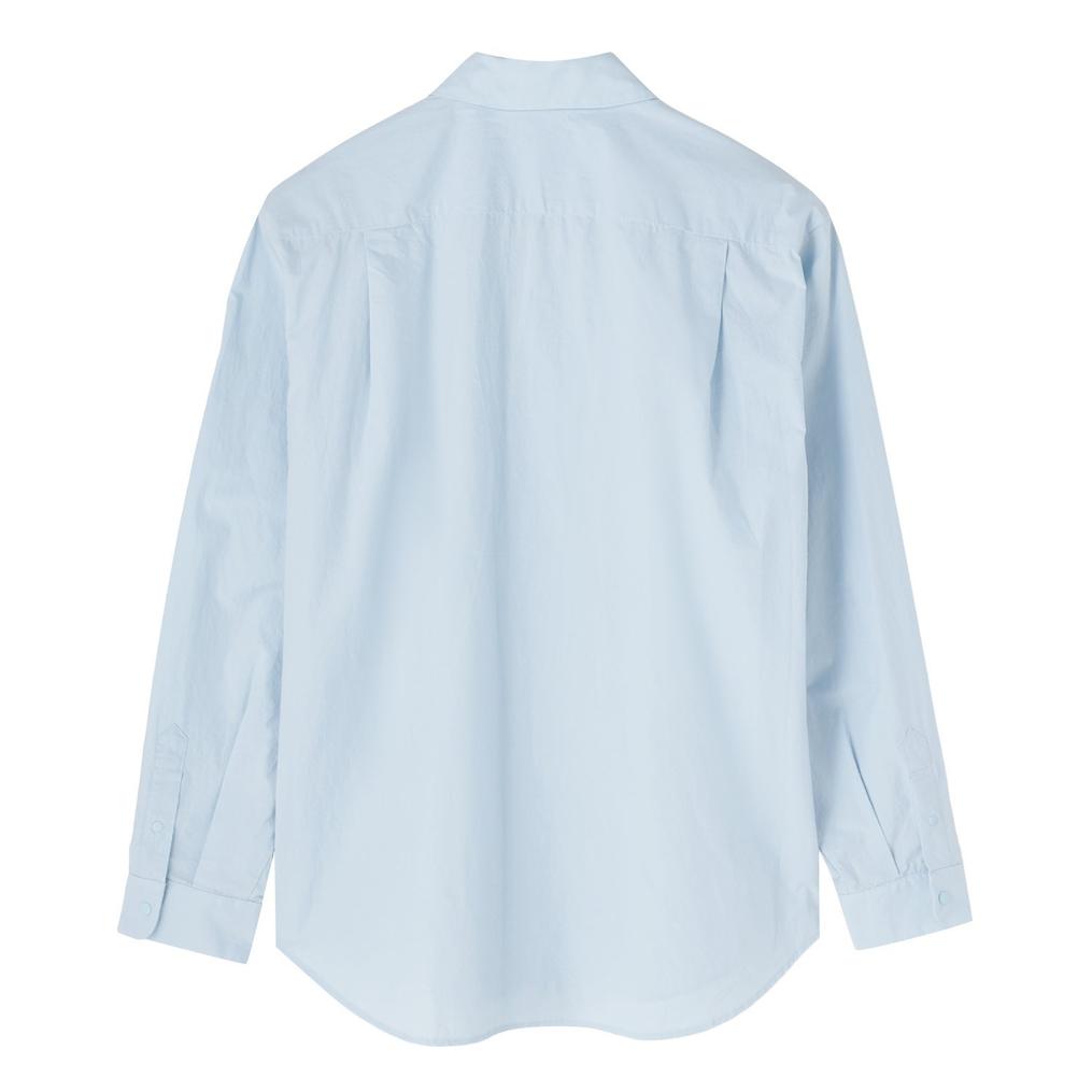  DANTON DANTON M's Cotton Typewriter Wrinkled Shirt画像3