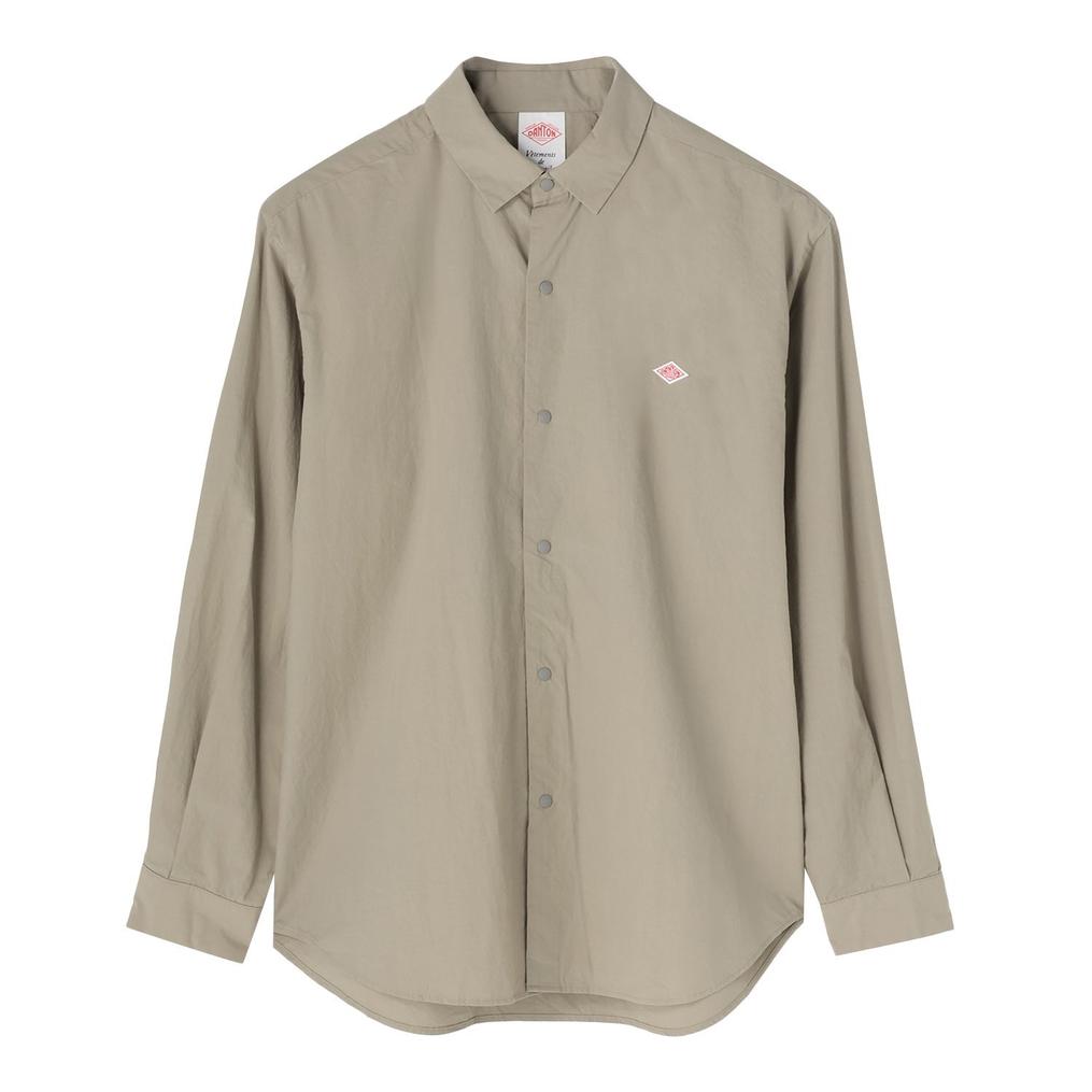  DANTON DANTON M's Cotton Typewriter Wrinkled Shirt画像1