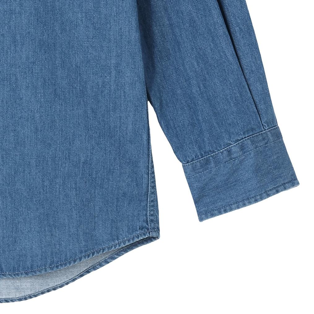  Gymphlex GYMPHLEX M's Light Denim L/S B.D Shirt画像6