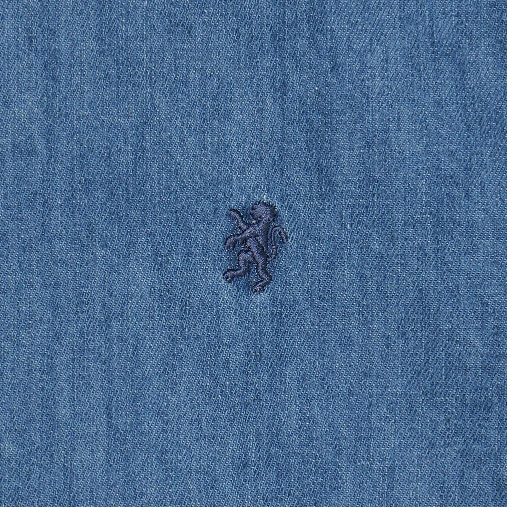  Gymphlex GYMPHLEX M's Light Denim L/S B.D Shirt画像8