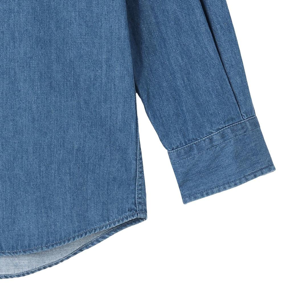  Gymphlex GYMPHLEX M's Light Denim L/S B.D Shirt画像9