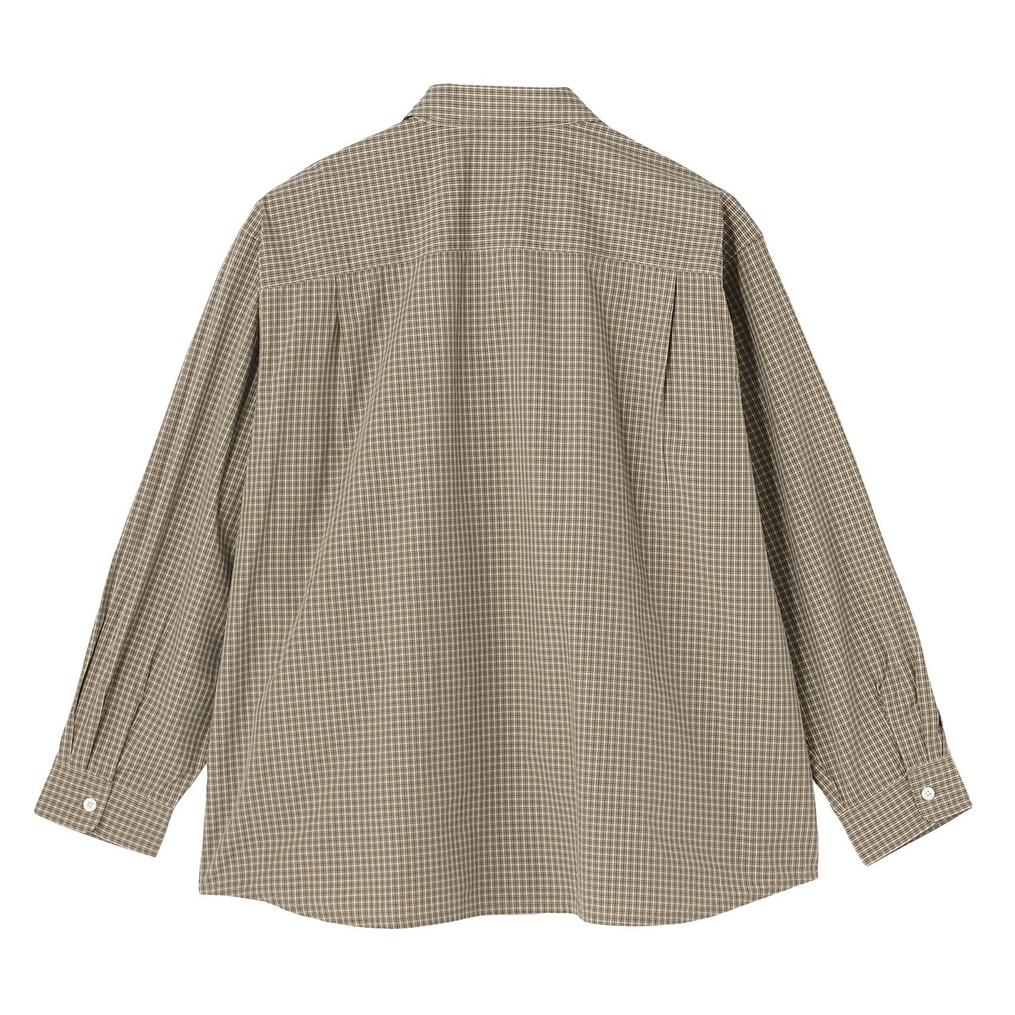  Gymphlex GYMPHLEX M's Mini Check Regular Collar L/S Shirt画像3