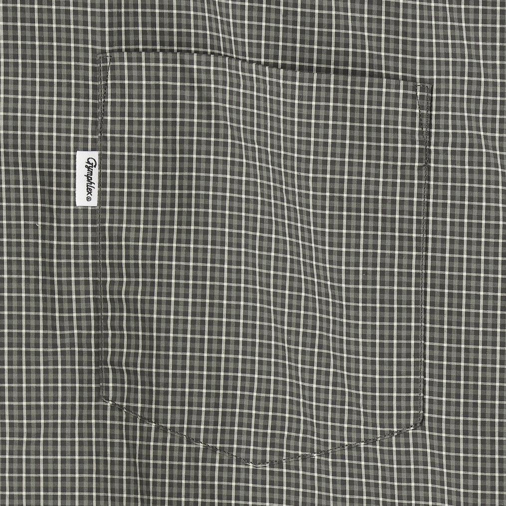  Gymphlex GYMPHLEX M's Mini Check Regular Collar L/S Shirt画像4