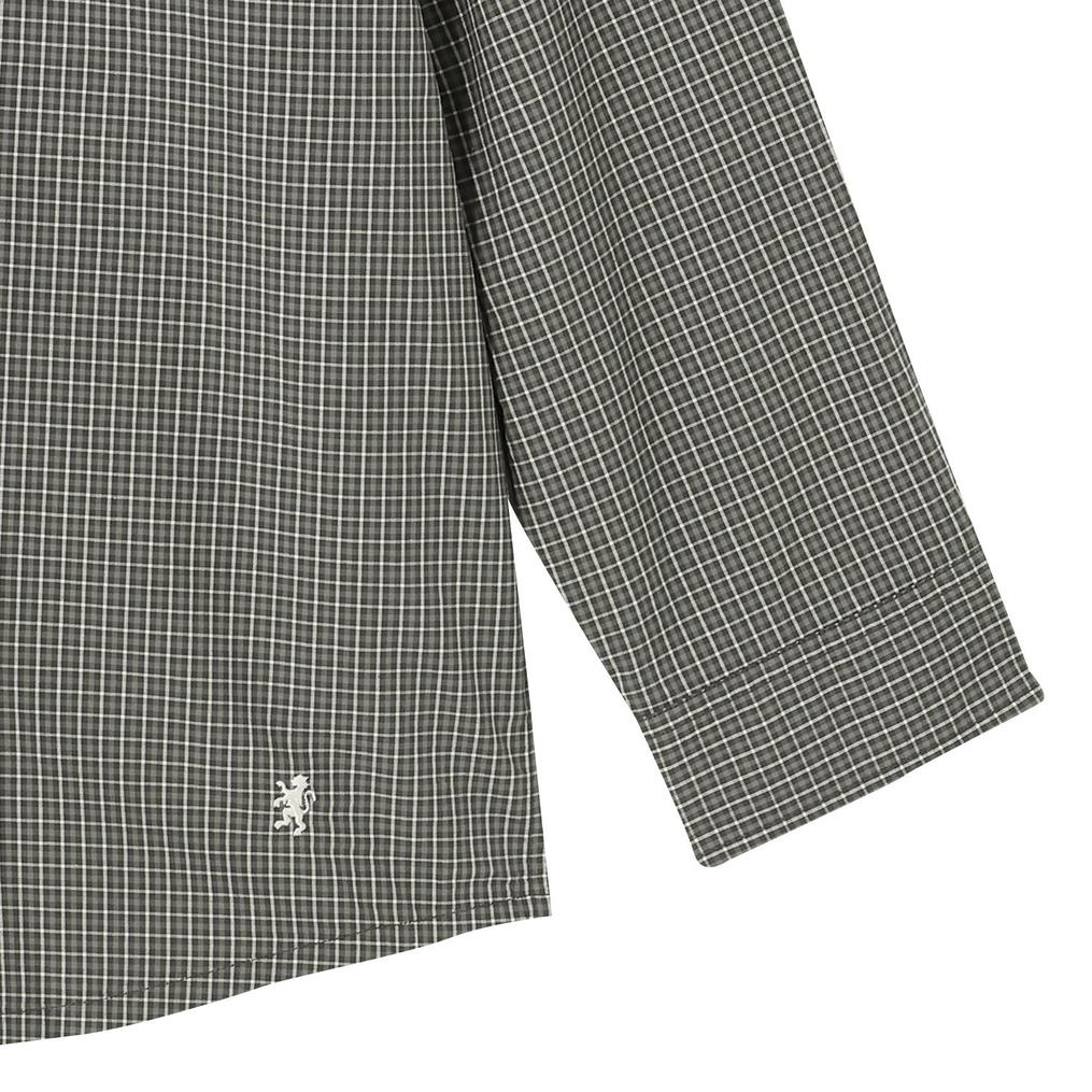  Gymphlex GYMPHLEX M's Mini Check Regular Collar L/S Shirt画像6