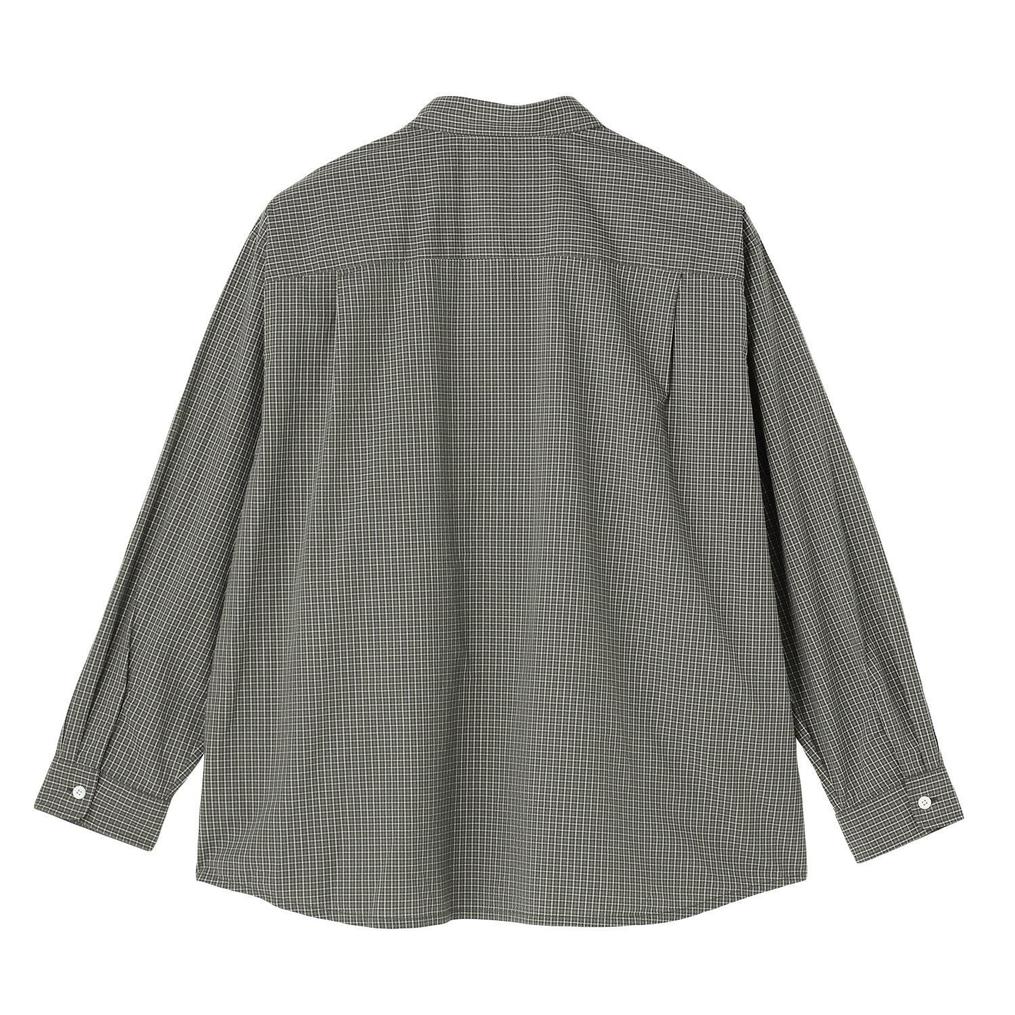  Gymphlex GYMPHLEX M's Mini Check Regular Collar L/S Shirt画像5