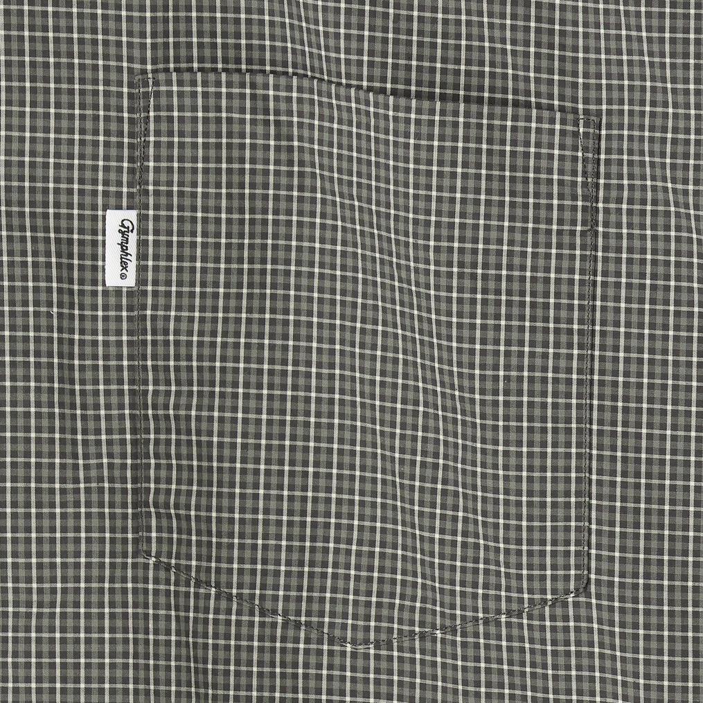  Gymphlex GYMPHLEX M's Mini Check Regular Collar L/S Shirt画像8