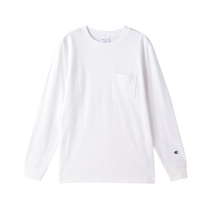 CHAMPION ロングスリーブポケットTシャツ