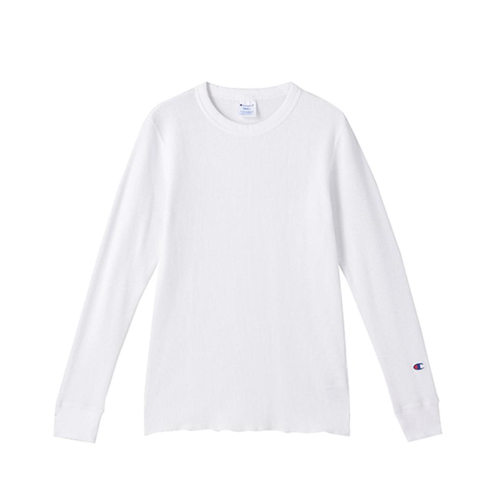  CHAMPION CHAMPION Basic Waffle Long Sleeve T-Shirt画像1
