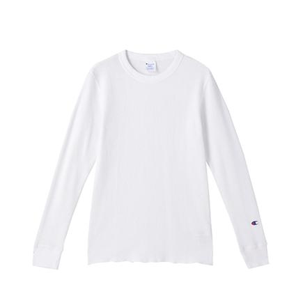 CHAMPION ベーシックワッフルロングスリーブTシャツ