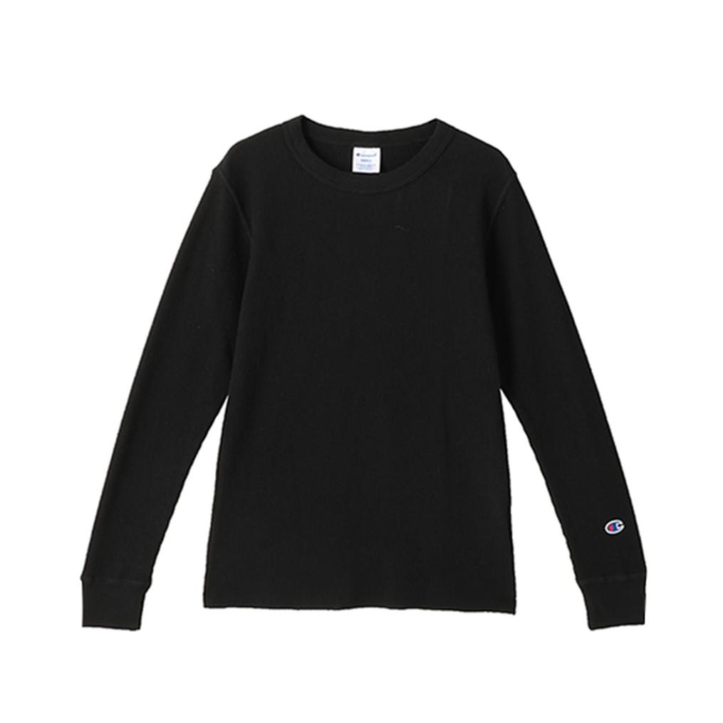  CHAMPION CHAMPION Basic Waffle Long Sleeve T-Shirt画像1