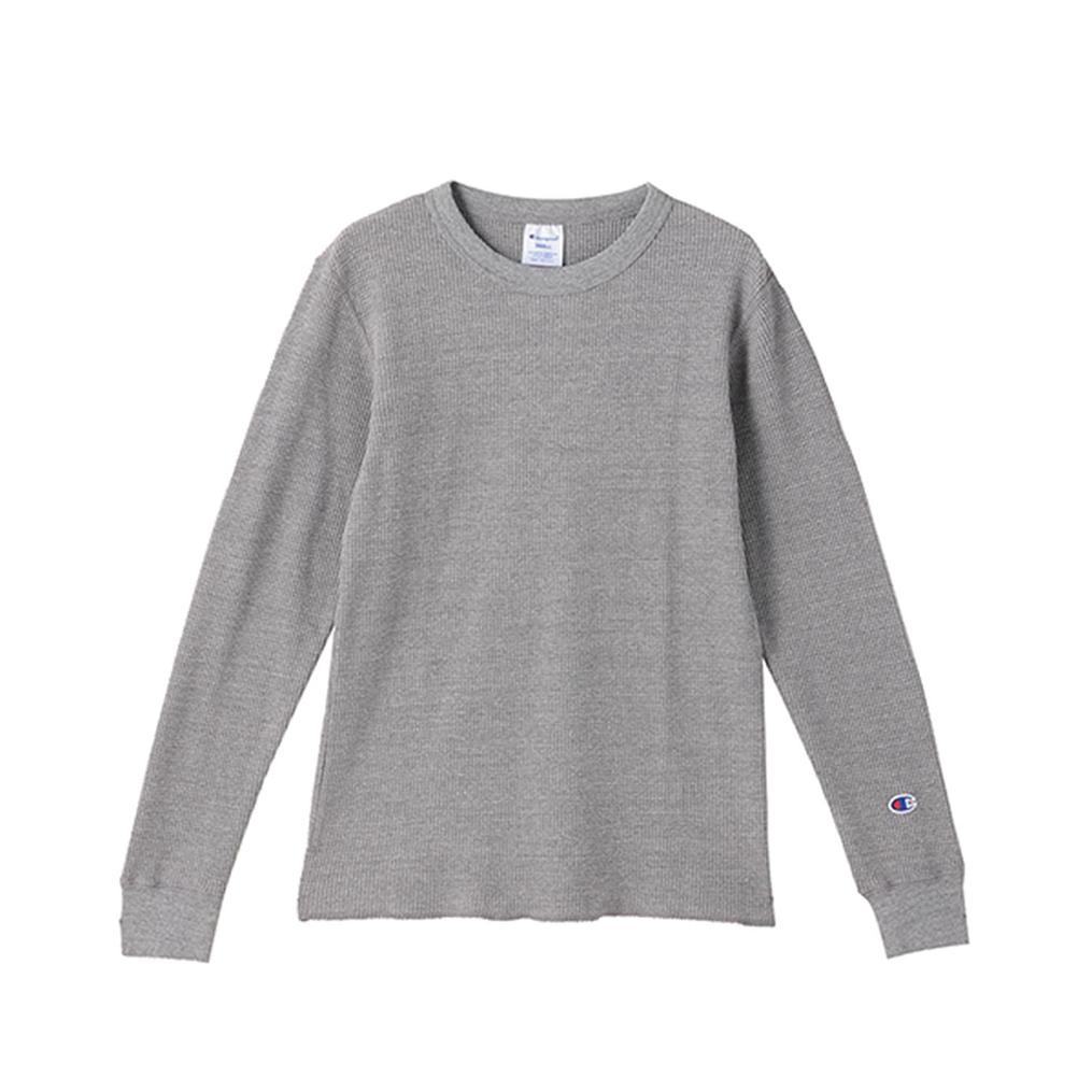 CHAMPION CHAMPION Basic Waffle Long Sleeve T-Shirt画像1