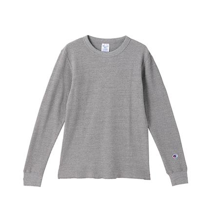 CHAMPION ベーシックワッフルロングスリーブTシャツ