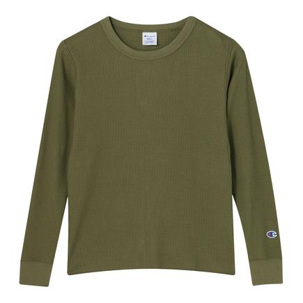 CHAMPION ワッフルロングスリーブTシャツ