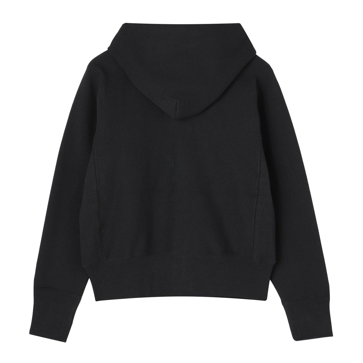 CHAMPION*IENA別注REVERSE WEAVEフーディー【ブラック】 CHAMPION USA [REVERSE SWEAVE 12oz. PULLOVER HOODIE] (BLACK