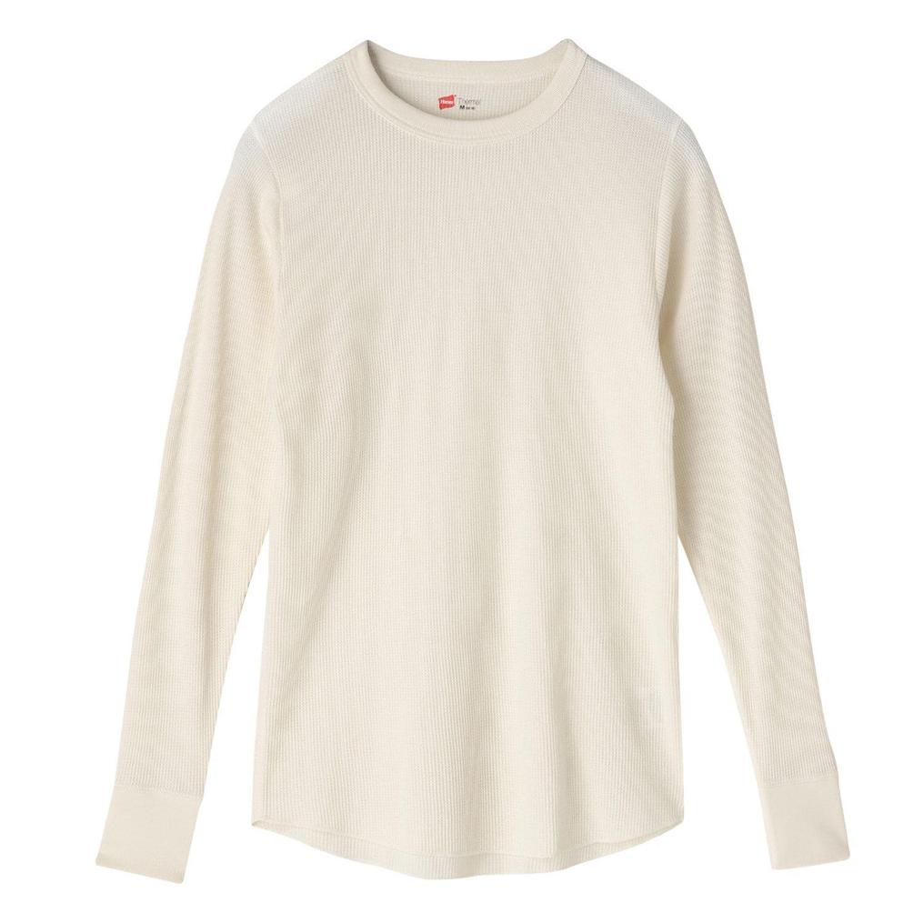  Hanes HANES Thermal Crew Neck LS Tee画像1