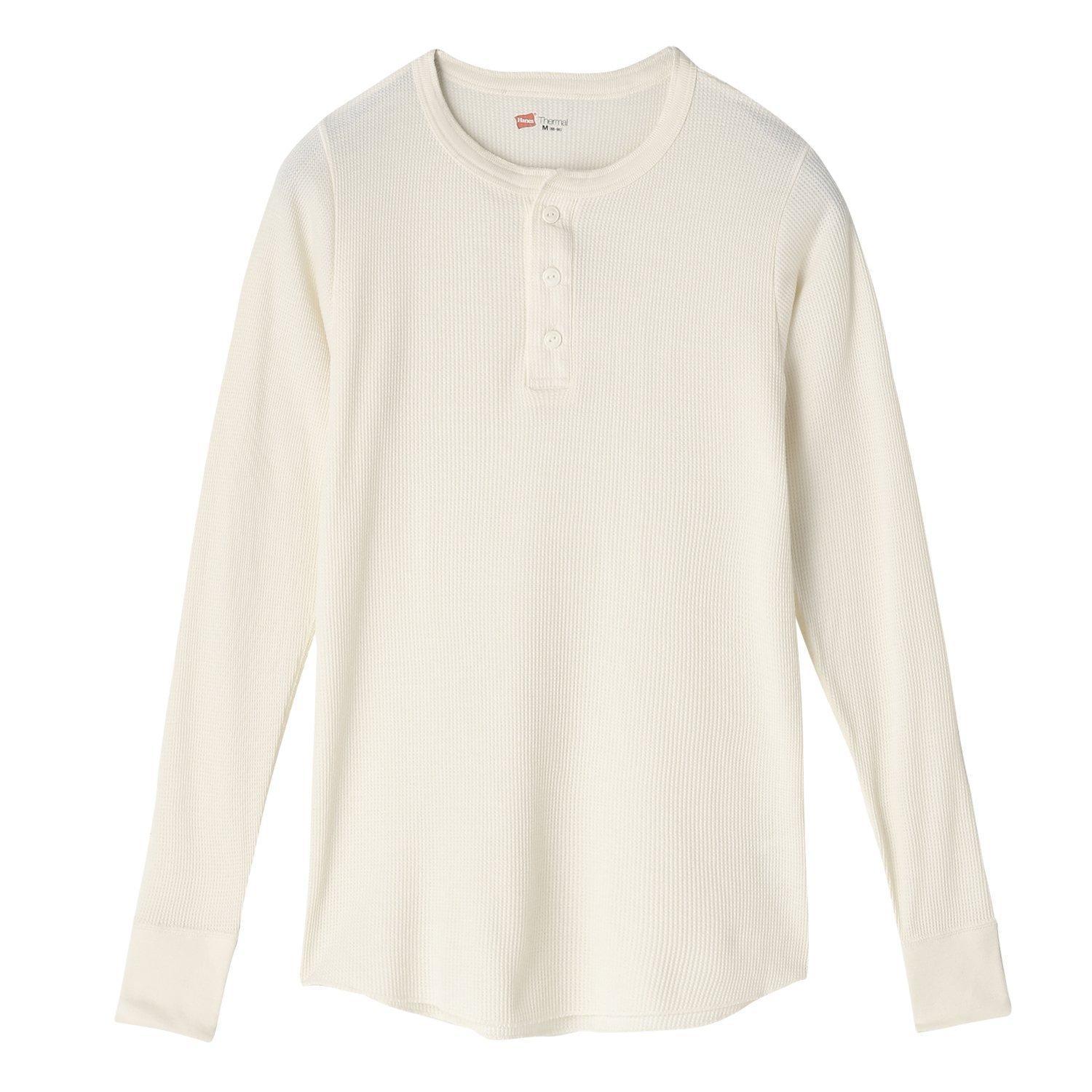 Hanes HANES Thermal Henry Neck LS Tee｜OSHMAN'S ONLINE 公式通販