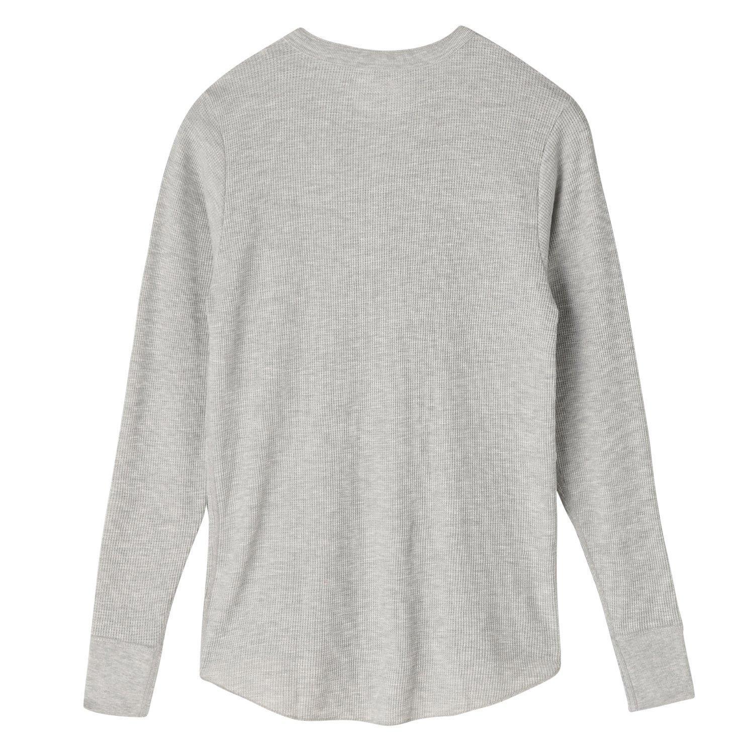 Hanes HANES Thermal Henry Neck LS Tee｜OSHMAN'S ONLINE 公式通販