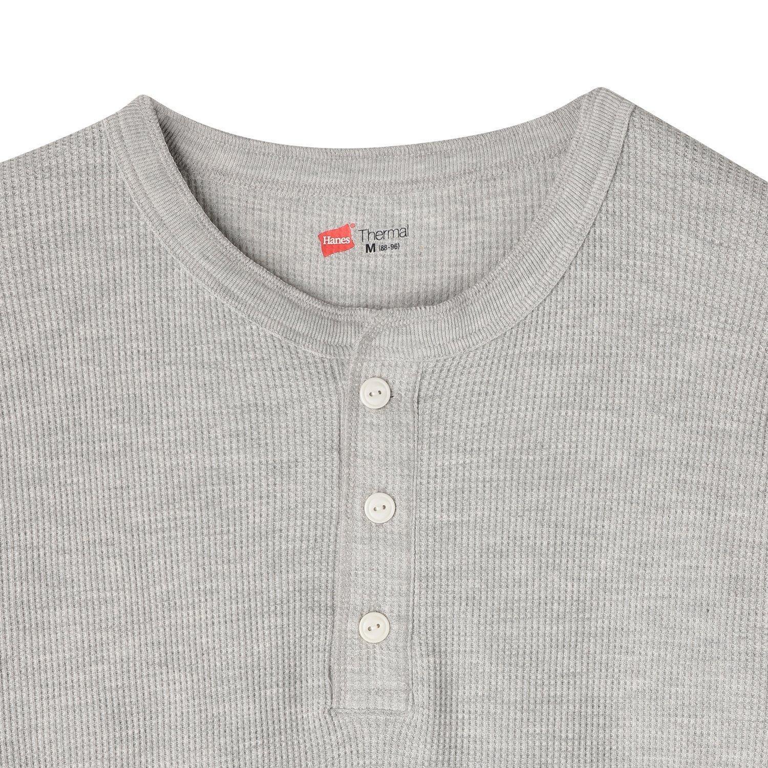 Hanes HANES Thermal Henry Neck LS Tee｜OSHMAN'S ONLINE 公式通販