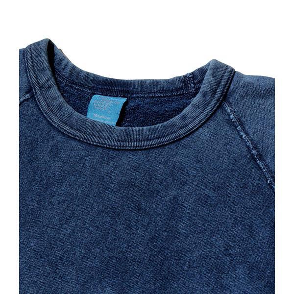  Good On GOOD ON L/S Indigo Raglan Crew Sweat Shirts画像2