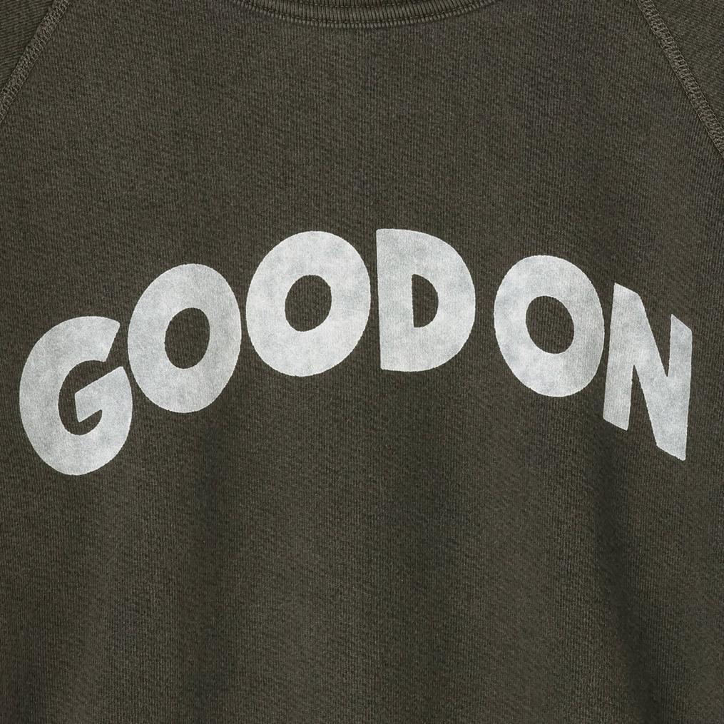  Good On GOOD ON Arch Logo Raglan Crew Sweat画像4