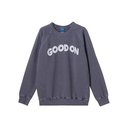 Good On グッドオン アーチロゴラグランクルースウェット