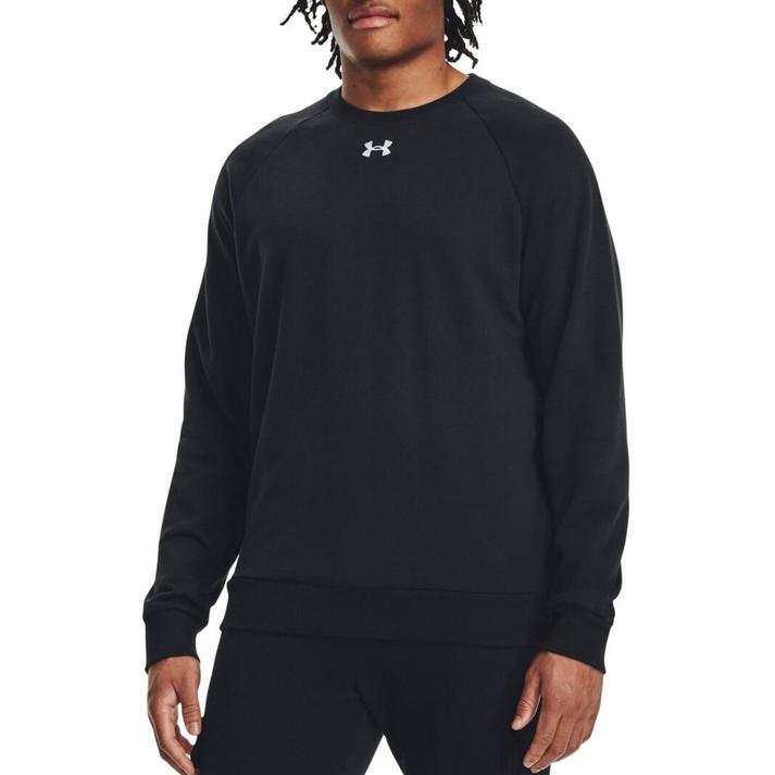 yz yUNDER ARMOURz A_[A[}[ M Rival Fleece Crew XEFbg 1379755 001BLK/WHT M