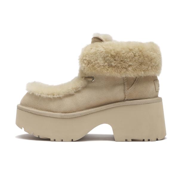 UGG ウィメンズ エスミー レースアップ ベージュ 22cm