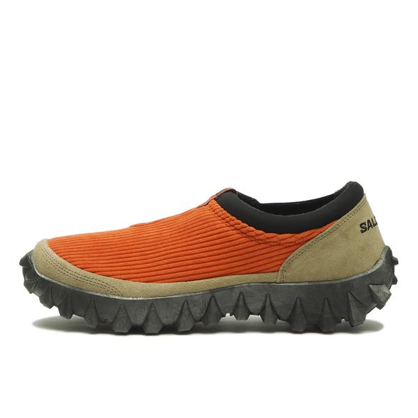 SALOMON スノークロッグ コーデュロイ レッド 22.5cm