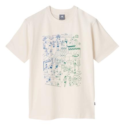 New Balance アスレチックスランミューラルTシャツ