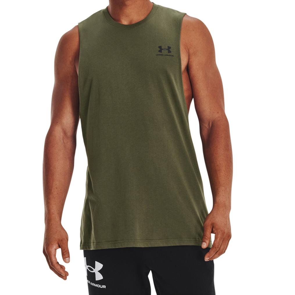  UNDER ARMOUR UNDER ARMOUR UA Left Chest Cut Off Tank画像1