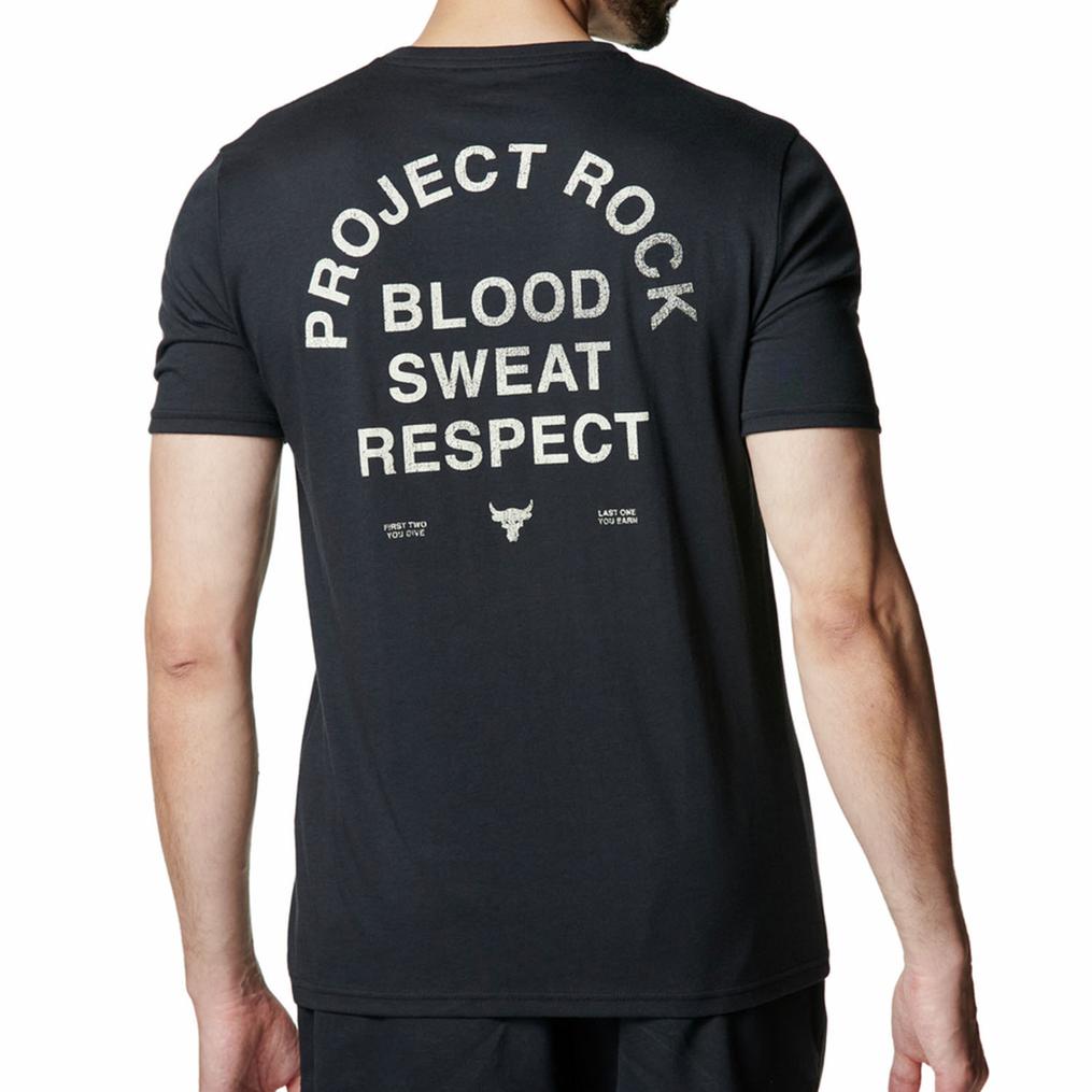  UNDER ARMOUR UNDER ARMOUR UA Project Rock Blood Sweat Respect S/S Tee画像1