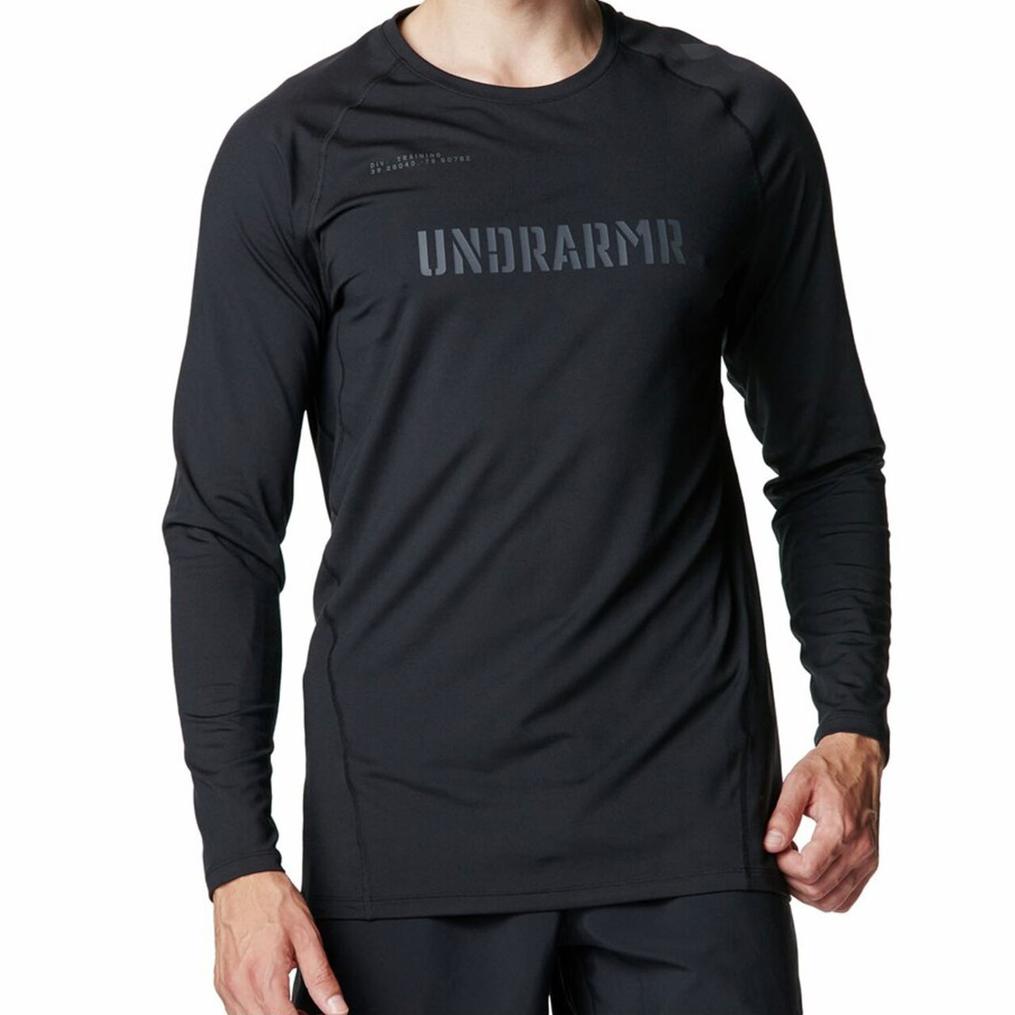  UNDER ARMOUR UNDER ARMOUR UA Heat Gear Fitted Graphic L/S Shirt画像1