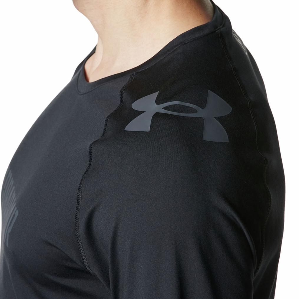  UNDER ARMOUR UNDER ARMOUR UA Heat Gear Fitted Graphic L/S Shirt画像4