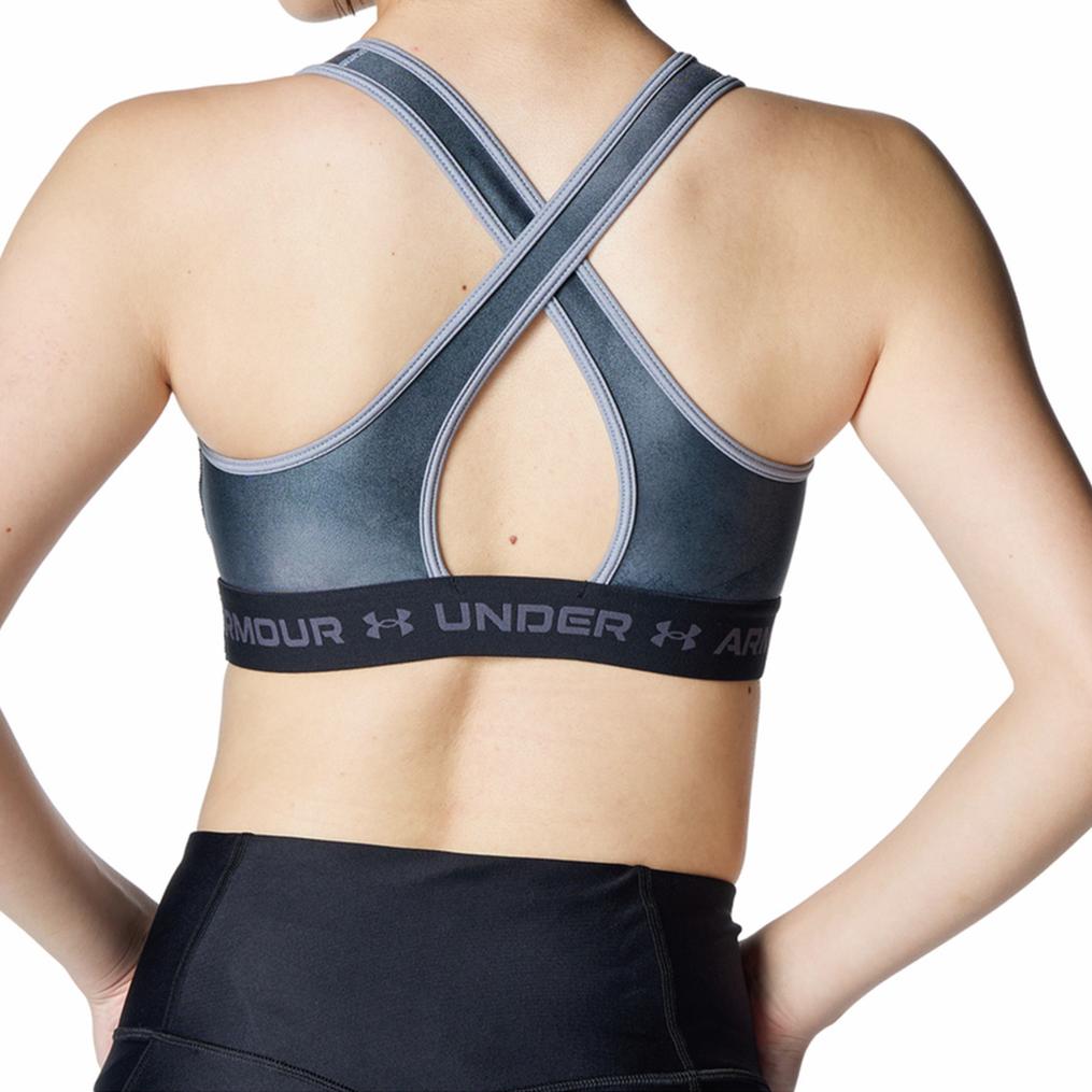  UNDER ARMOUR UNDER ARMOUR UA Crossback Bra Print Medium Support画像3