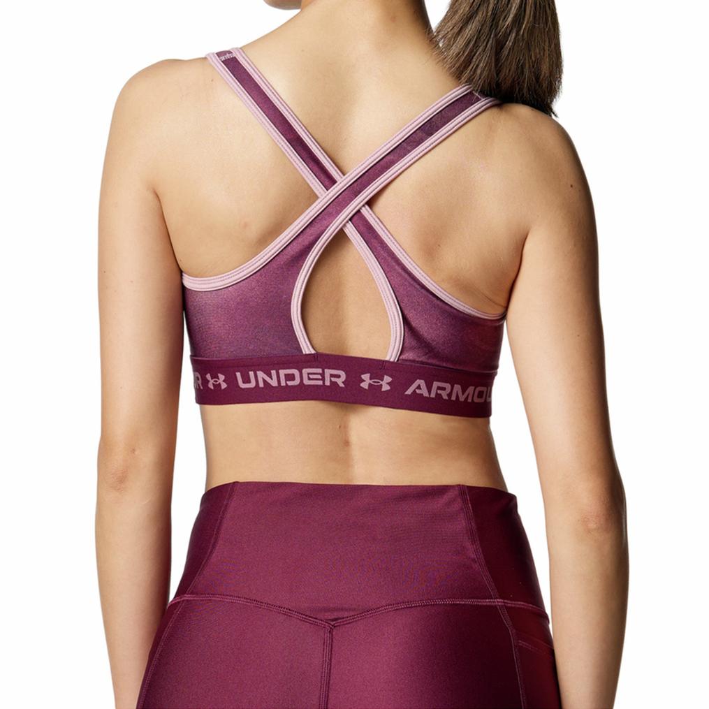  UNDER ARMOUR UNDER ARMOUR UA Crossback Bra Print Medium Support画像3