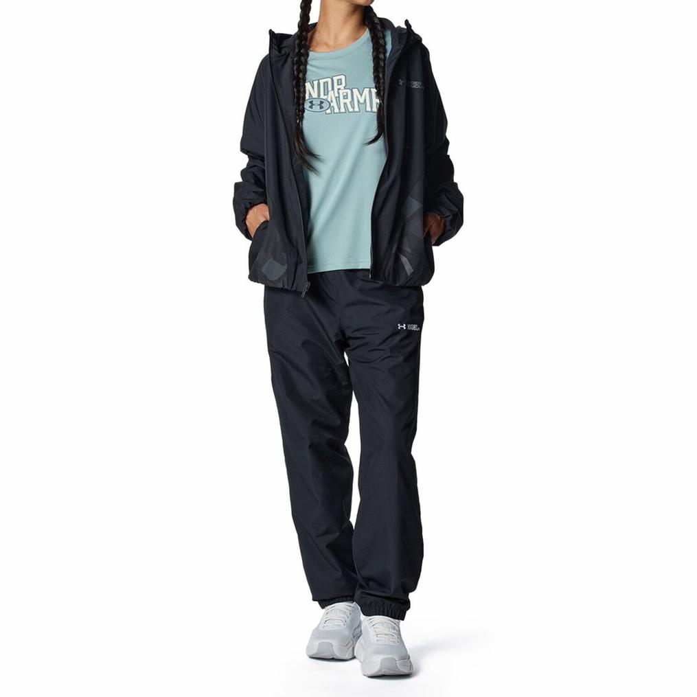  UNDER ARMOUR UNDER ARMOUR UA Tricot Woven Print Fullzip Hoody画像2