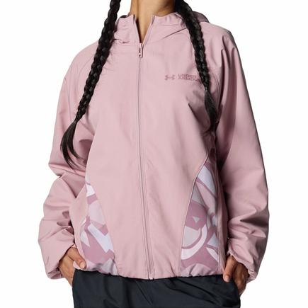 UNDER ARMOUR UA トリコットウーブンプリントフルジップフーディー