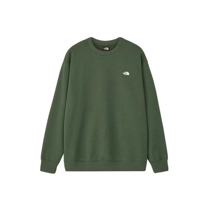 THE NORTH FACE スモールロゴヘザースウェットクルー