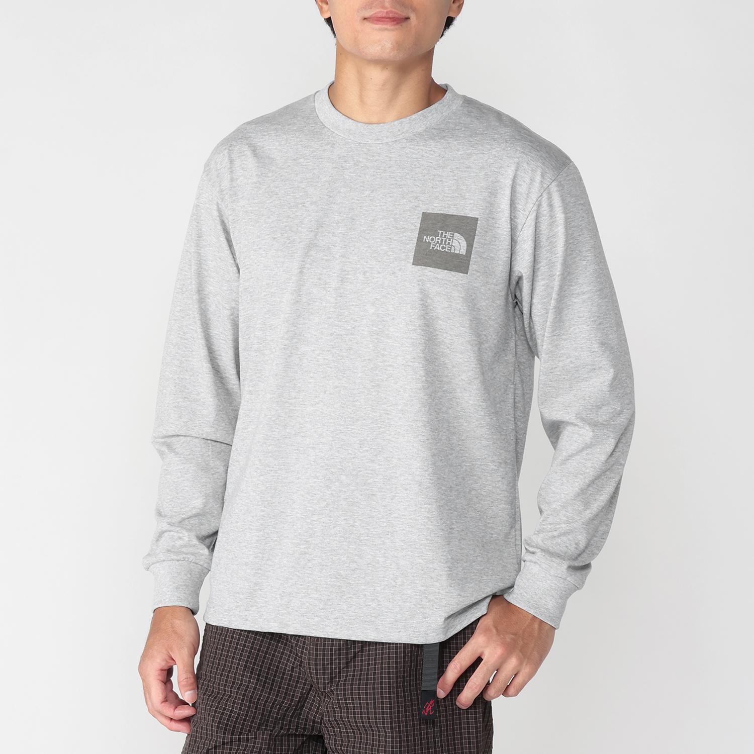 THE NORTH FACE THE NORTH FACE M L/S Square Logo Tee｜OSHMAN'S