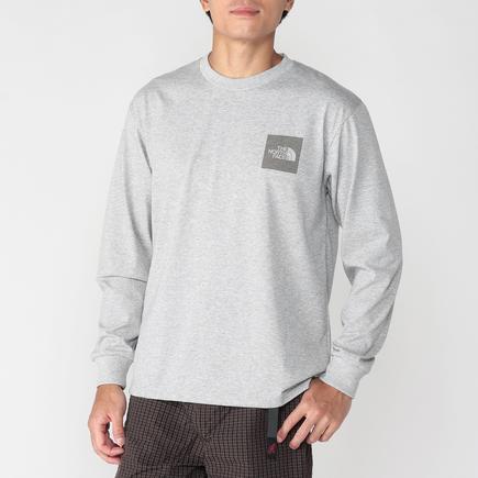 THE NORTH FACE M L/S Square Logo Tee