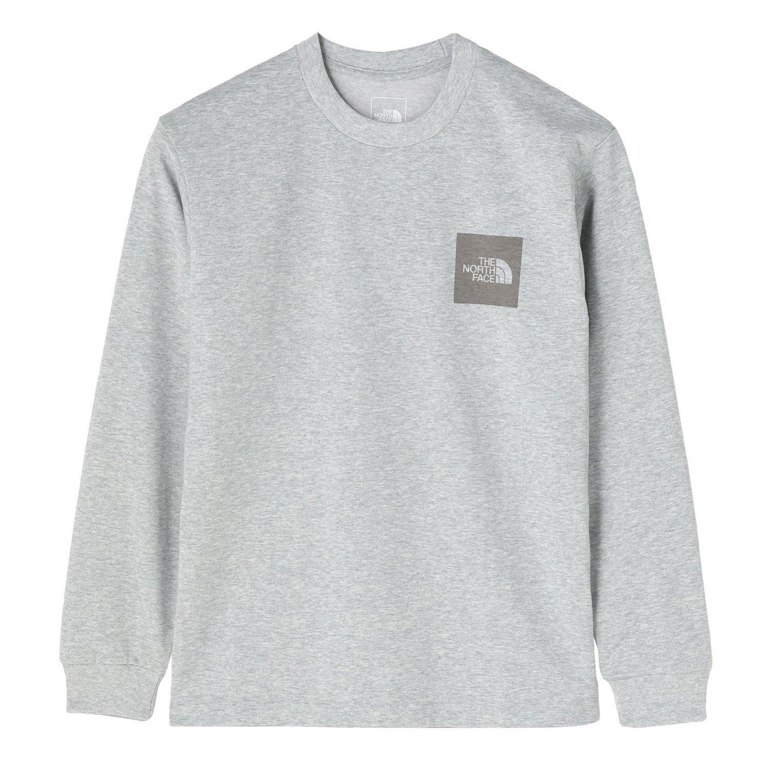 THE NORTH FACE THE NORTH FACE M L/S Square Logo Tee｜OSHMAN'S
