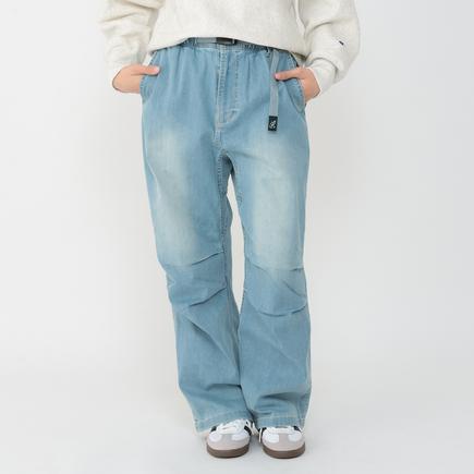 Gramicci ウィメンズデニムオーバーパンツ オッシュマンズSMU