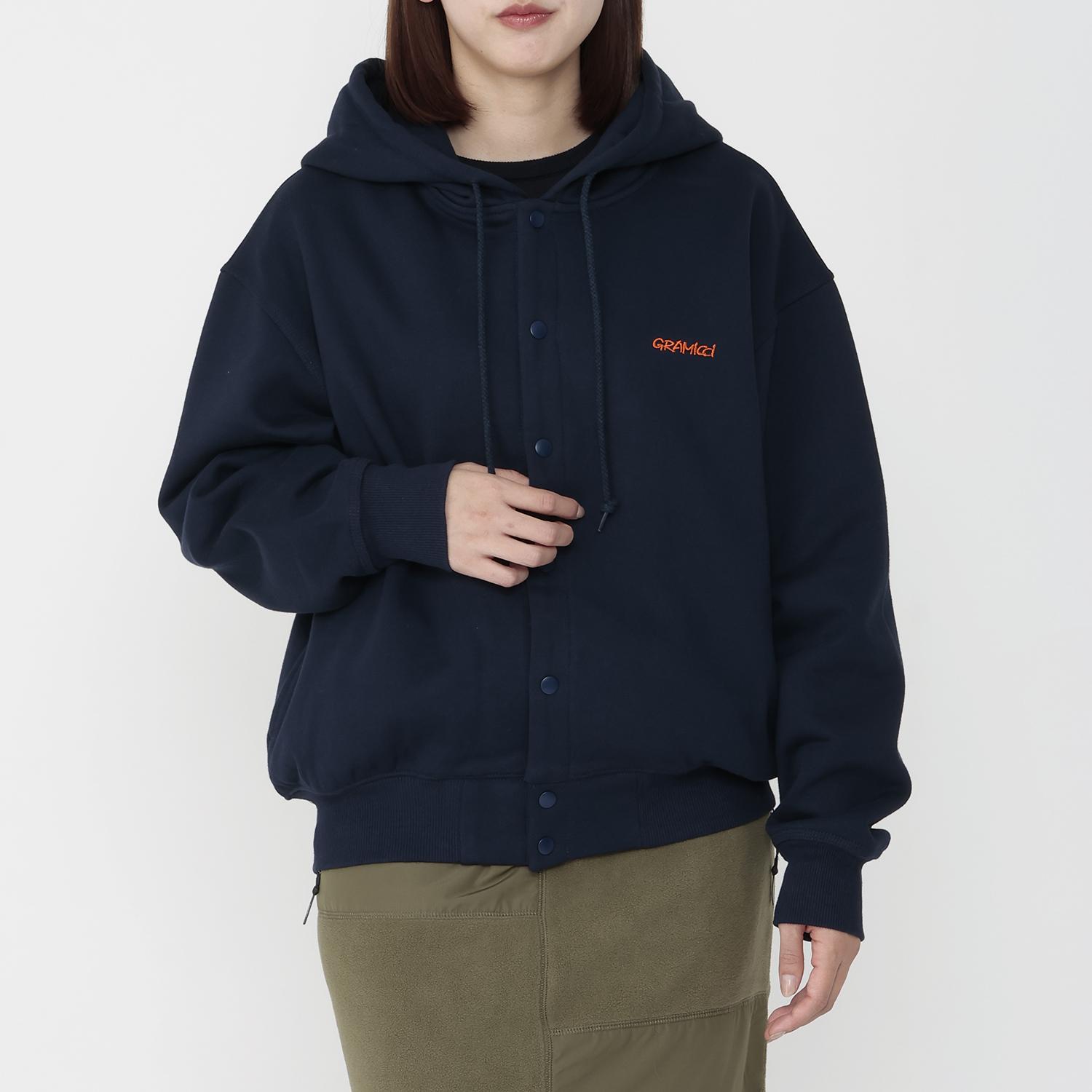 ルミっち Gramicci GRAMICCI W's Snap Hoodie Sweat OSHMAN'S SMU｜OSHMAN'S